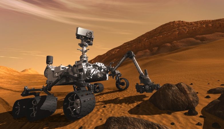 A sonda norte-americana Curiosity