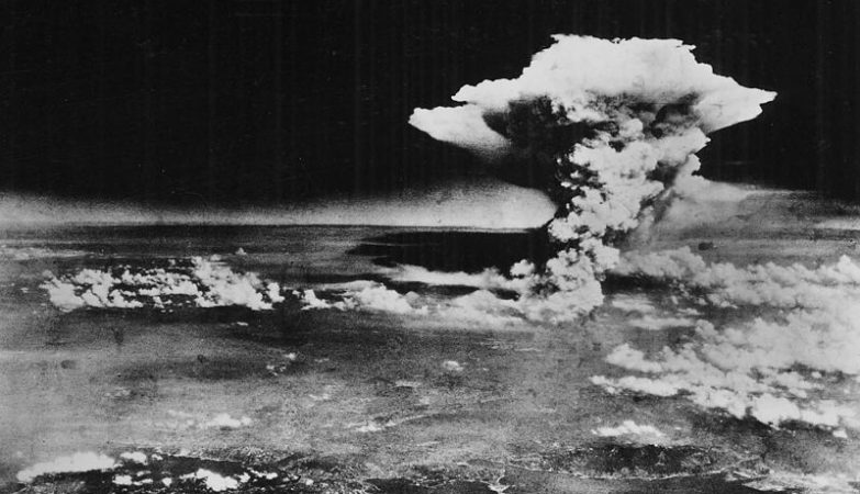 Hiroshima, logo após o lançamento da bomba atómica em 1945