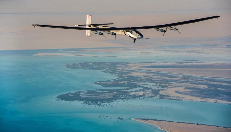 O Solar Impulse 2 em Abu Dhabi