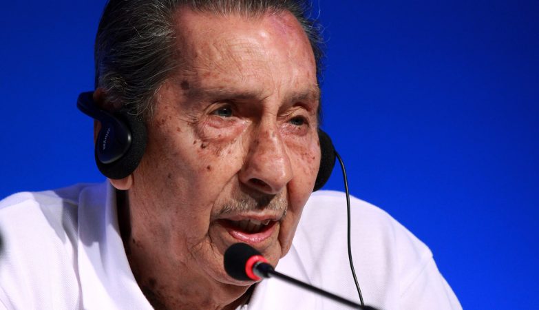 Alcides Ghiggia, autor do golo que deu título ao Uruguai no Maracanazo de 1950