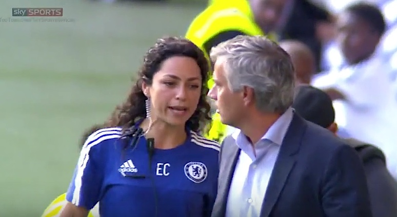 Eva Carneiro ouve das boas de Mourinho