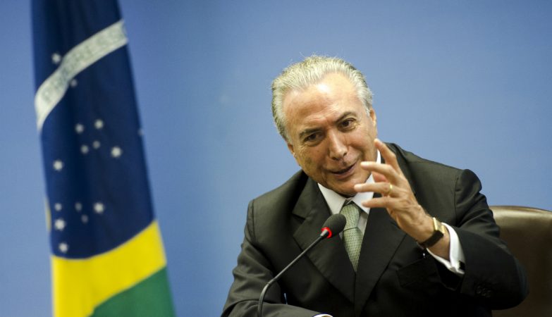 O vice-presidente brasileiro, Michel Temer