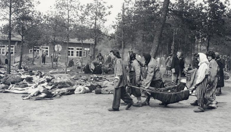 Libertação do Campo de Concentração Nazi de Berger-Belsen, em 17 de Abril de 1945.