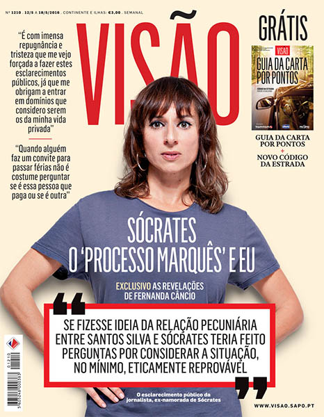 Capa da revista Visão de 12/05/2016