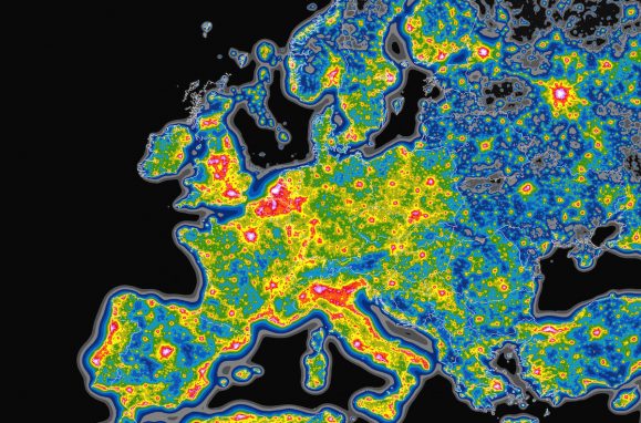 Atlas da Poluição Luminosa da Europa