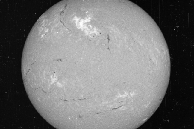 Uma imagem do Sol no dia 23 de maio de 1967