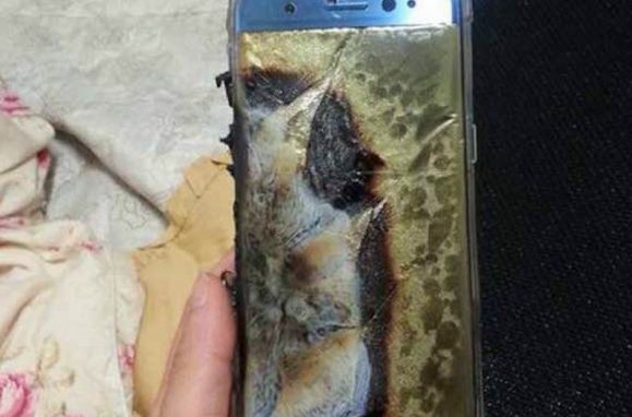 Samsung Galaxy Note 7 estragado