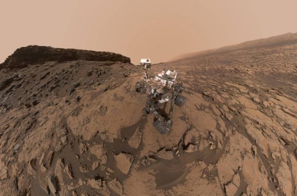 Auto-retrato do Rover Curiosity da NASA