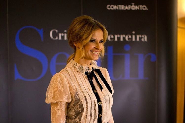 Cristina Ferreira na apresentação da sua autobiografia, "Sentir"