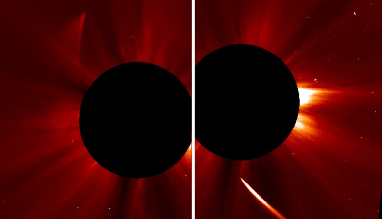 O "cometa do século" Ison poderá ter sobrevivido à sua passagem pelo Sol