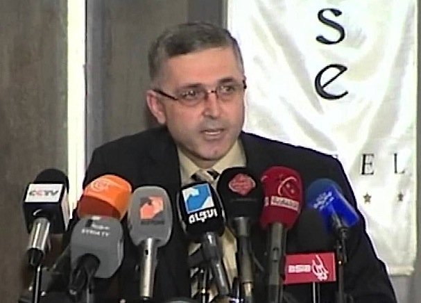 O ministro de Estado para a Reconciliação Nacional sírio, Ali Haidar (Foto: Hispantv/Youtube)