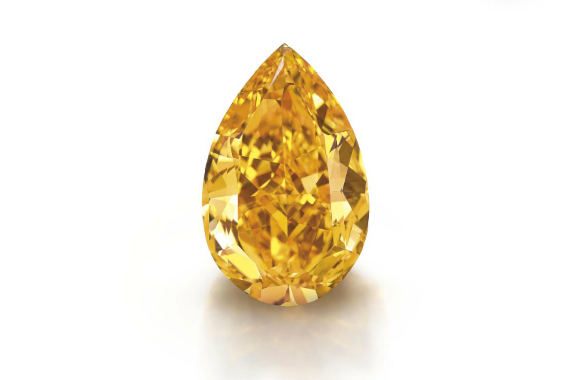 O maior diamante laranja do mundo (foto: Christie's)