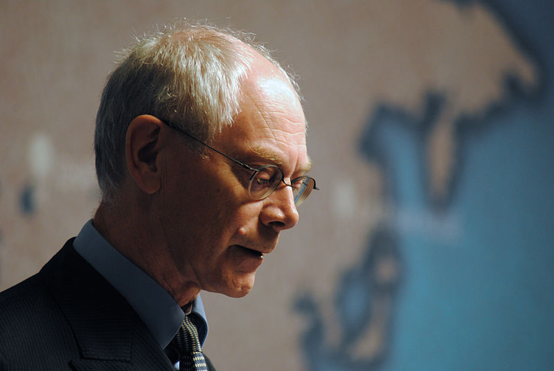 O presidente do Conselho Europeu, Herman van Rompuy