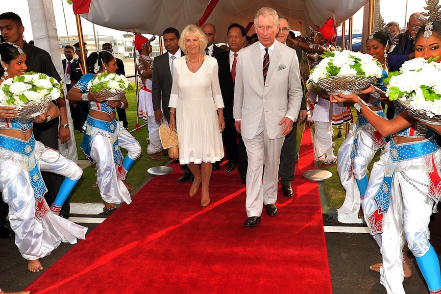Charles, Príncipe de Gales, e Camilla, Duquesa da Cornualha, no Sri Lanka (foto: d.r. Clarence House)