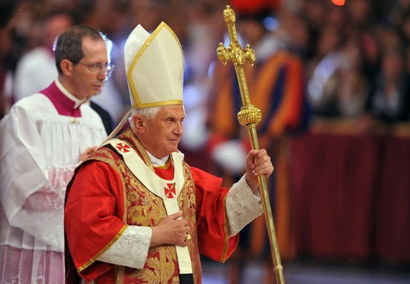 O Papa Bento XVI em 2008