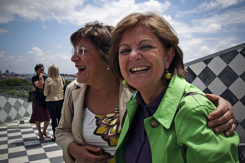 Euro-deputadas do PS, Ana Gomes e Elisa Ferreira