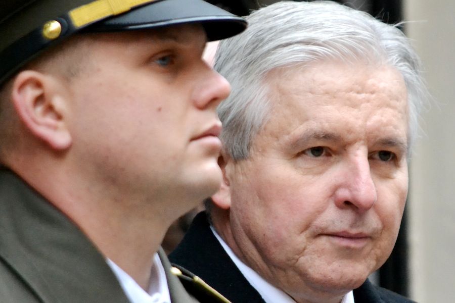 O primeiro-ministro da República Checa, Jiri Rusnok, à direita (foto: David Sedlecký / wiklimedia)