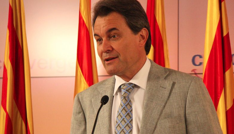 Artur Mas, presidente do governo autónomo da Catalunha