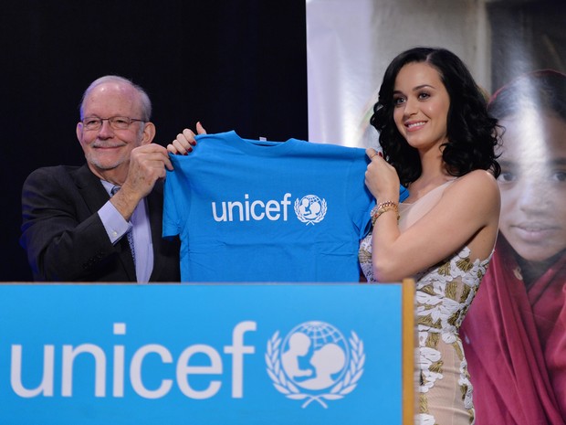 Katy Perry, Embaixadora Internacional da Boa Vontade da Unicef (foto: Unicef)
