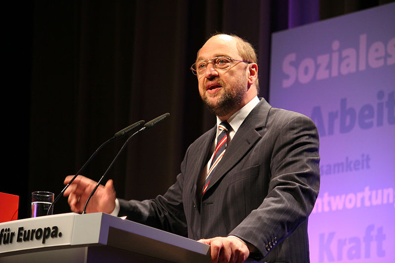 O presidente do Parlamento Europeu, Martin Schulz
