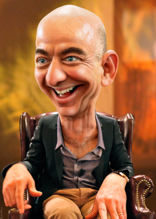 Jeffrey Preston Bezos, aka Jeff Bezos, undador e CEO da Amazon e novo proprietário do The Washington Post