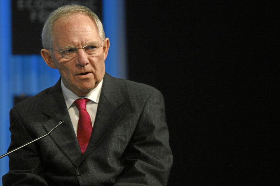 Ministro das Finanças alemão, Wolfgang Schäuble