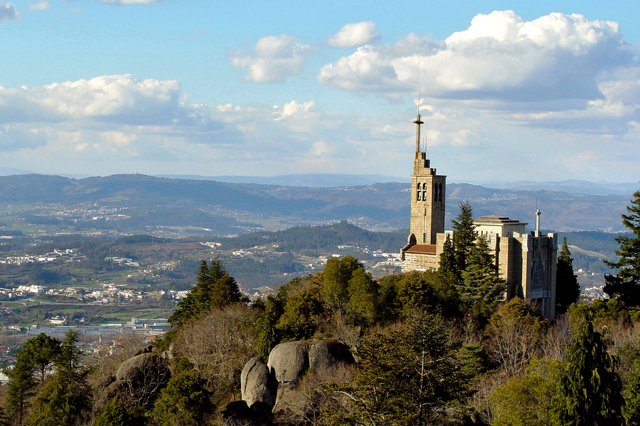 O Santuário da Penha, em Guimarães