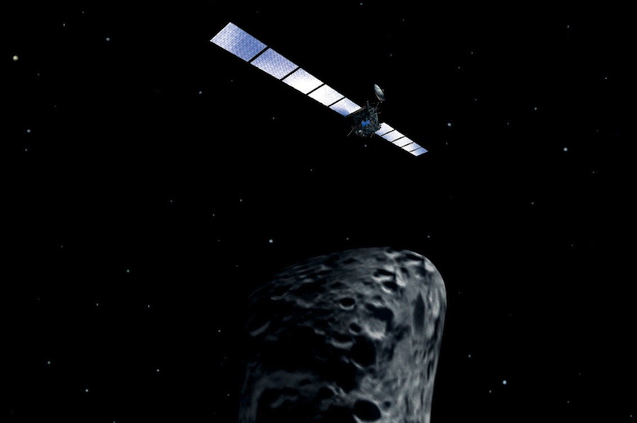 Rosetta está em estado de hibernação profunda há dois anos e meio para guardar energia 