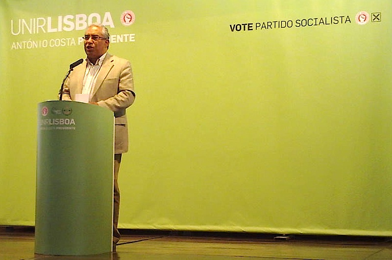 O presidente da Câmara Municipal de Lisboa, António Costa
