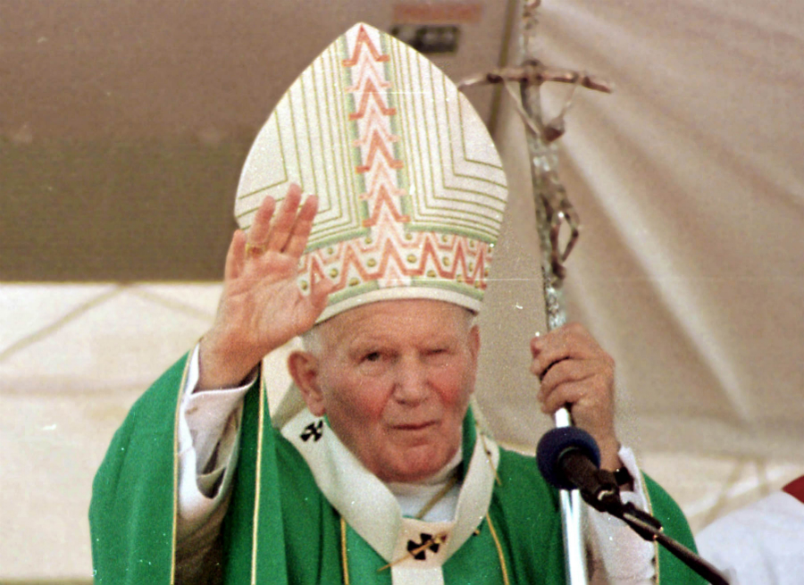 O papa João Paulo II, falecido em 2005