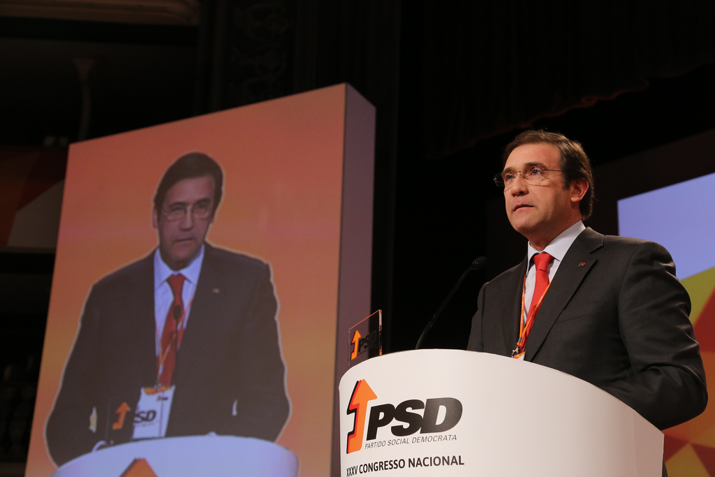 Presidente do PSD e primeiro-ministro, Pedro Passos Coelho