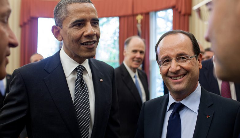 Barack Obama e François Hollande