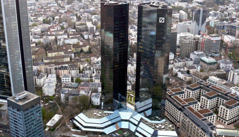 Sede do Deutsche Bank em Frankfurt, na Alemanha