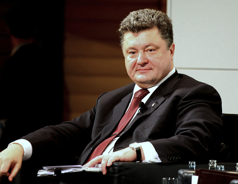 O milionário Petro Porochenko, candidato às eleições presidenciais na Ucrânia