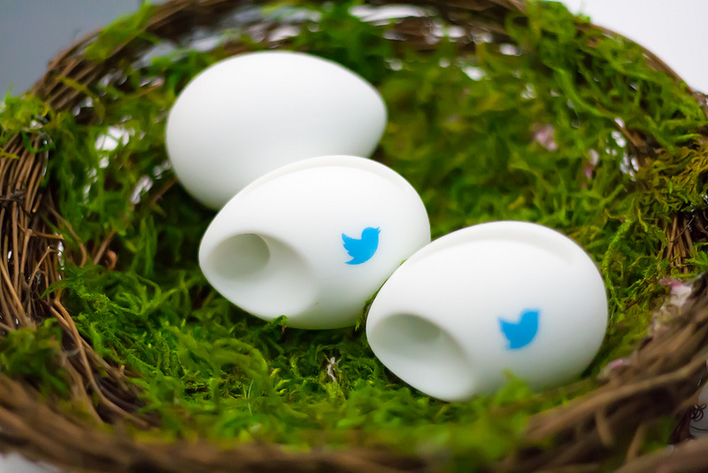 Ninho de ovos do Twitter (Easter eggs)