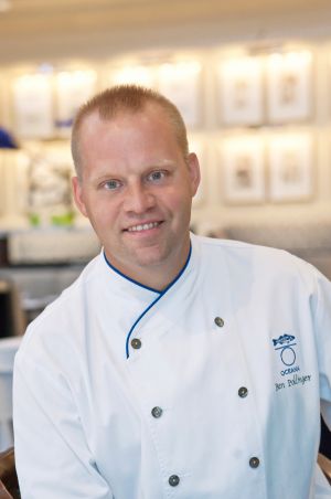 O chef Ben Pollinger, do restaurante Oceana, em Nova Iorque
