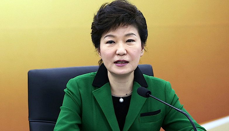 A presidente da Coreia do Sul, Park Geun-hye