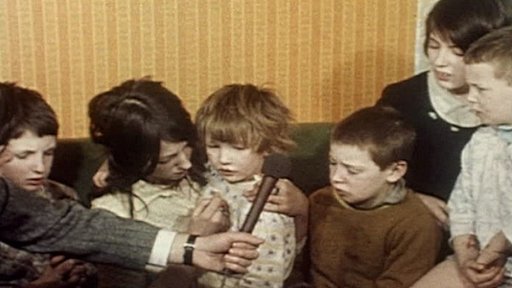 Os filhos de Jean McConville entrevistados na altura do desaparecimento da mãe, em 1972