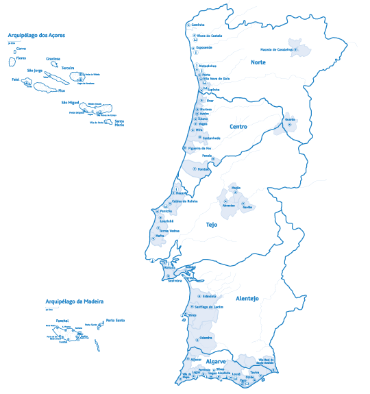 Praias e Portos de Recreio e Marinas com Bandeira Azul 2014