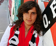 A treinadora portuguesa de futebol, Helena Costa