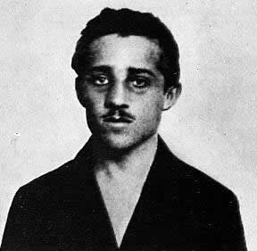 Gavrilo Princip, o homicida do Arquiduque Franz Ferdinand