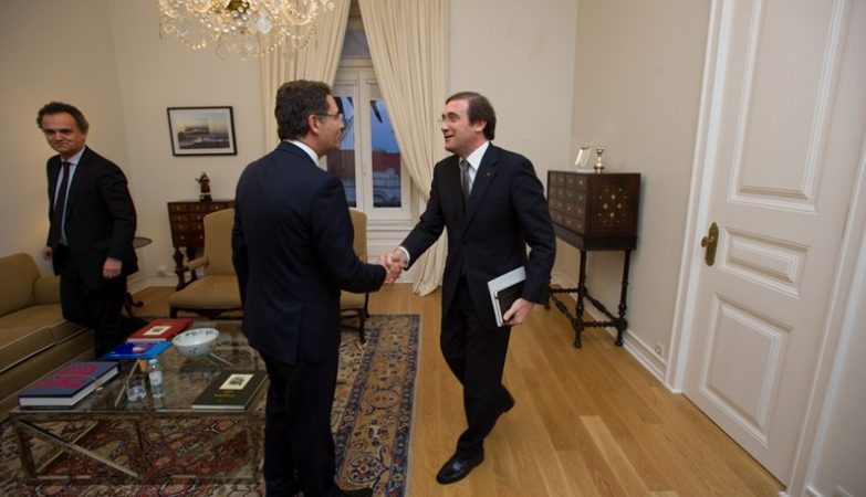 O secretário-geral do PS, António José Seguro, e o primeiro-ministro, Pedro Passos Coelho
