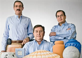 Francisco Bornacini, Eduardo Patiño e Alfredo Berber, os fundadores da InMemoriam