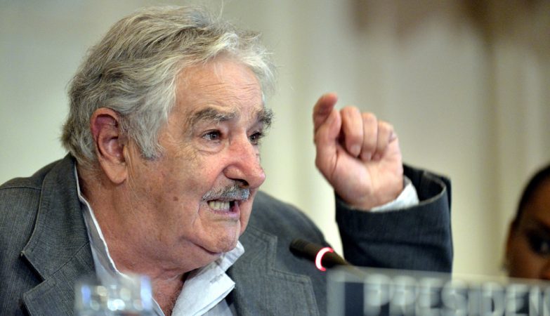O presidente do Urugiau, José Mujica