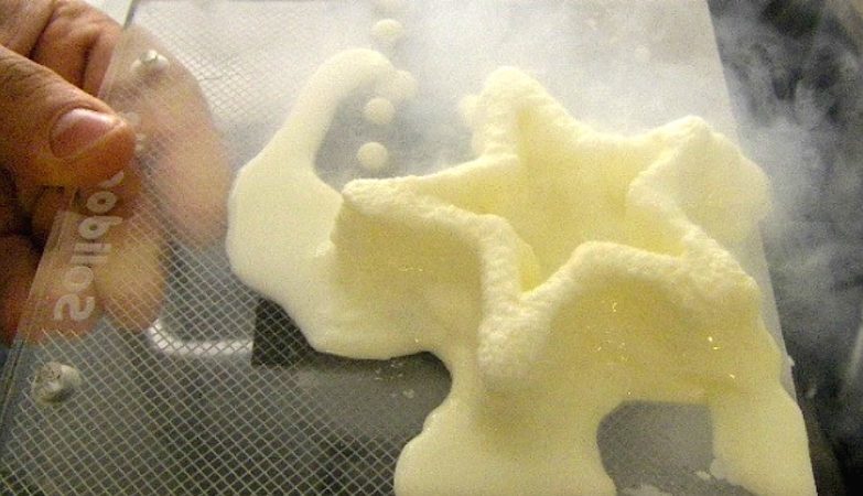 O gelado impresso a 3D