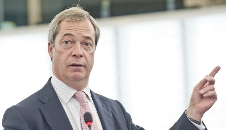 O líder do UKIP, Nigel Farage
