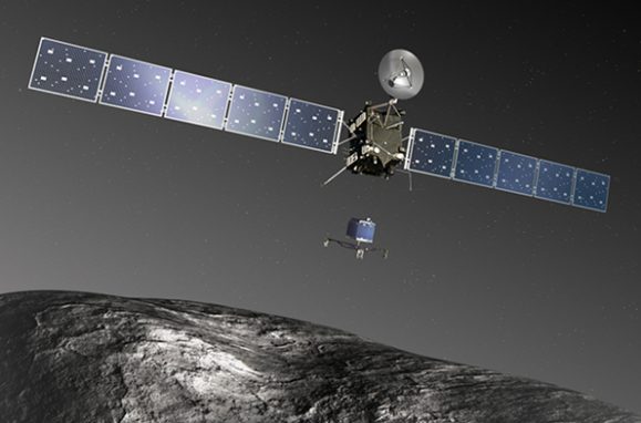 Depois de dois anos adormecidas, a nave Rosetta e a sonda Philae encontram o seu  cometa