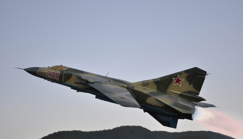 Caça Micoyan&Gurevich MiG-23 da Força Aérea da Rússia