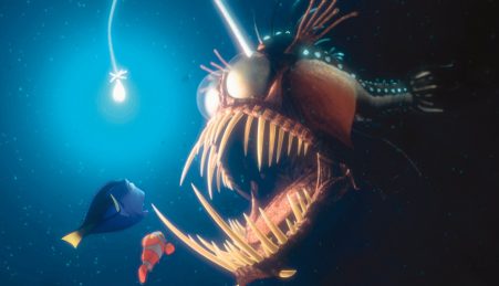 O "diabo negro do mar" é um dos personagens de "À Procura de Nemo"