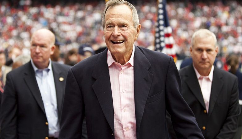 George H.W. Bush, 41º presidente norte-americano, pai do 43º